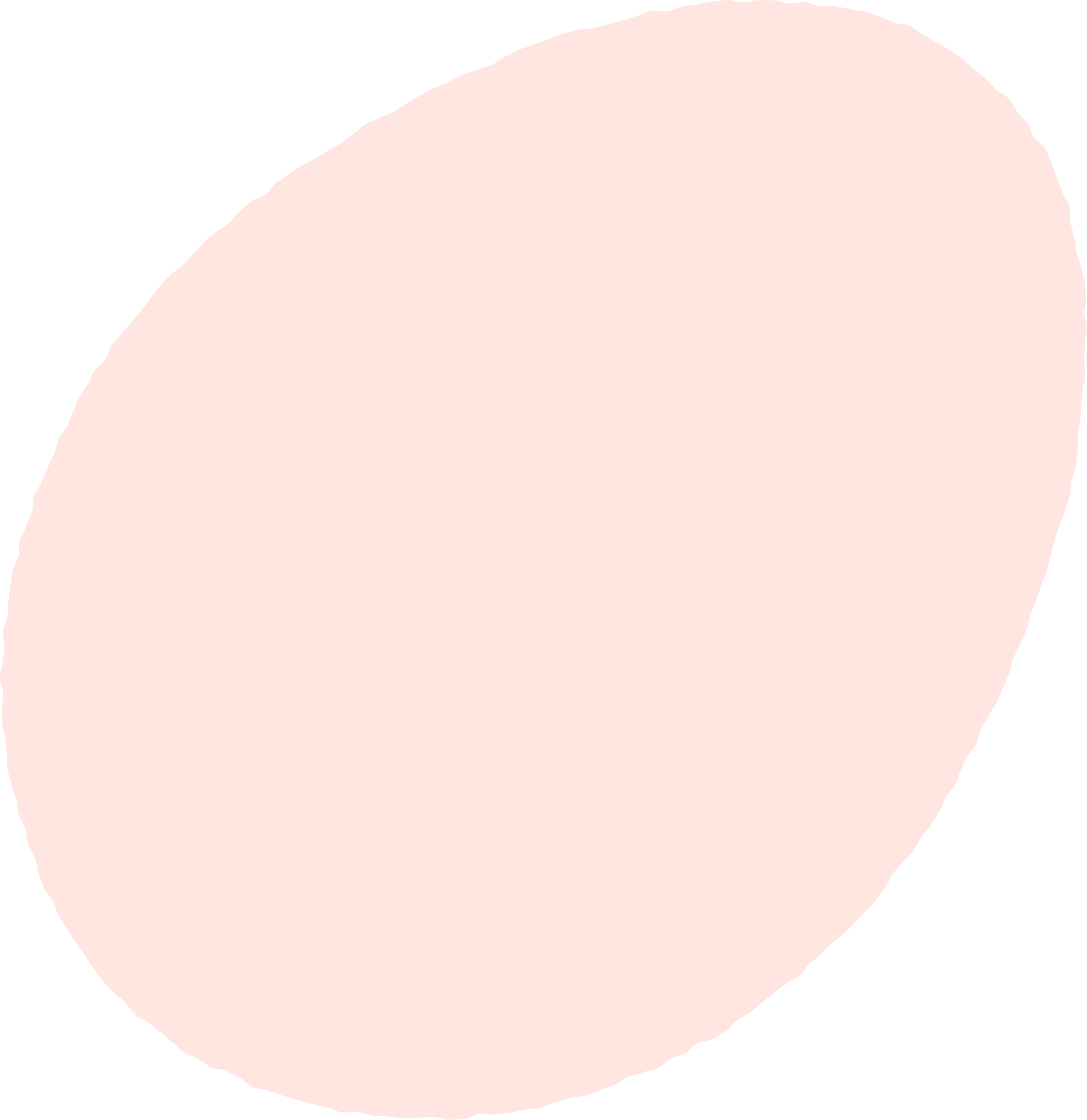 Large pale pink irregular blotch with uneven edges on a transparent background.