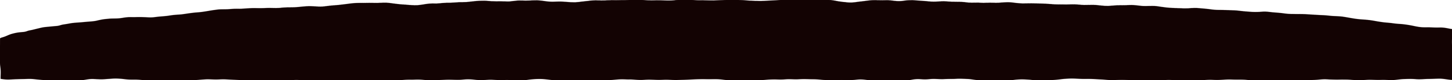 Dark ornamental decorative horizontal border with curved patterns on transparent background.
