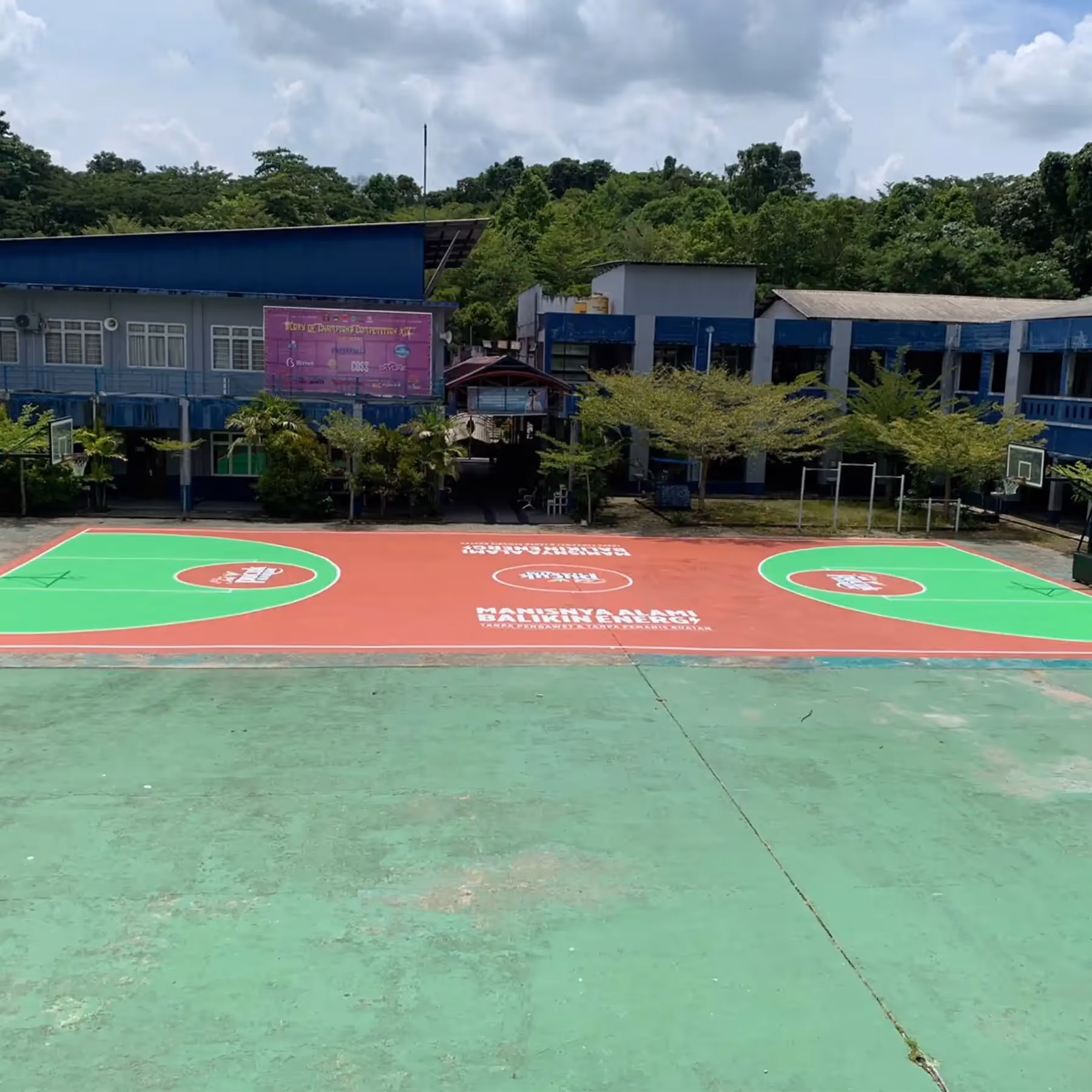 Mural Lapangan Basket