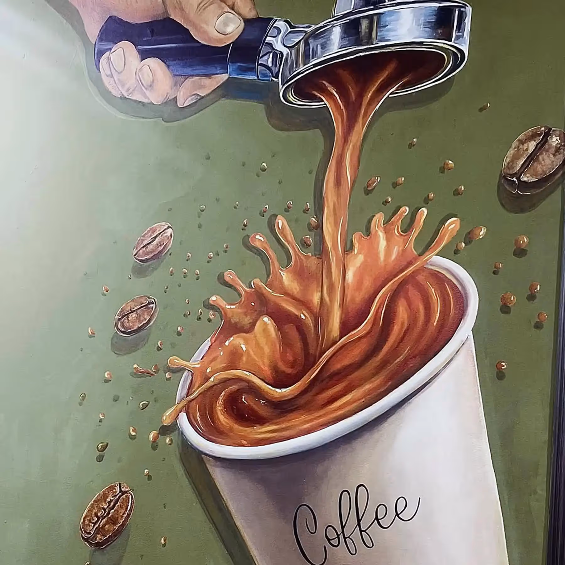Mural Coffee Shop