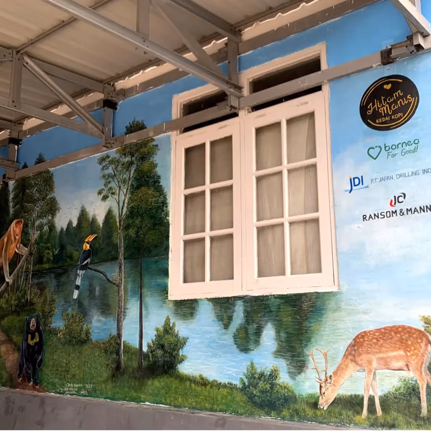 Mural Panti Jompo Bhakti Abadi Balikpapan