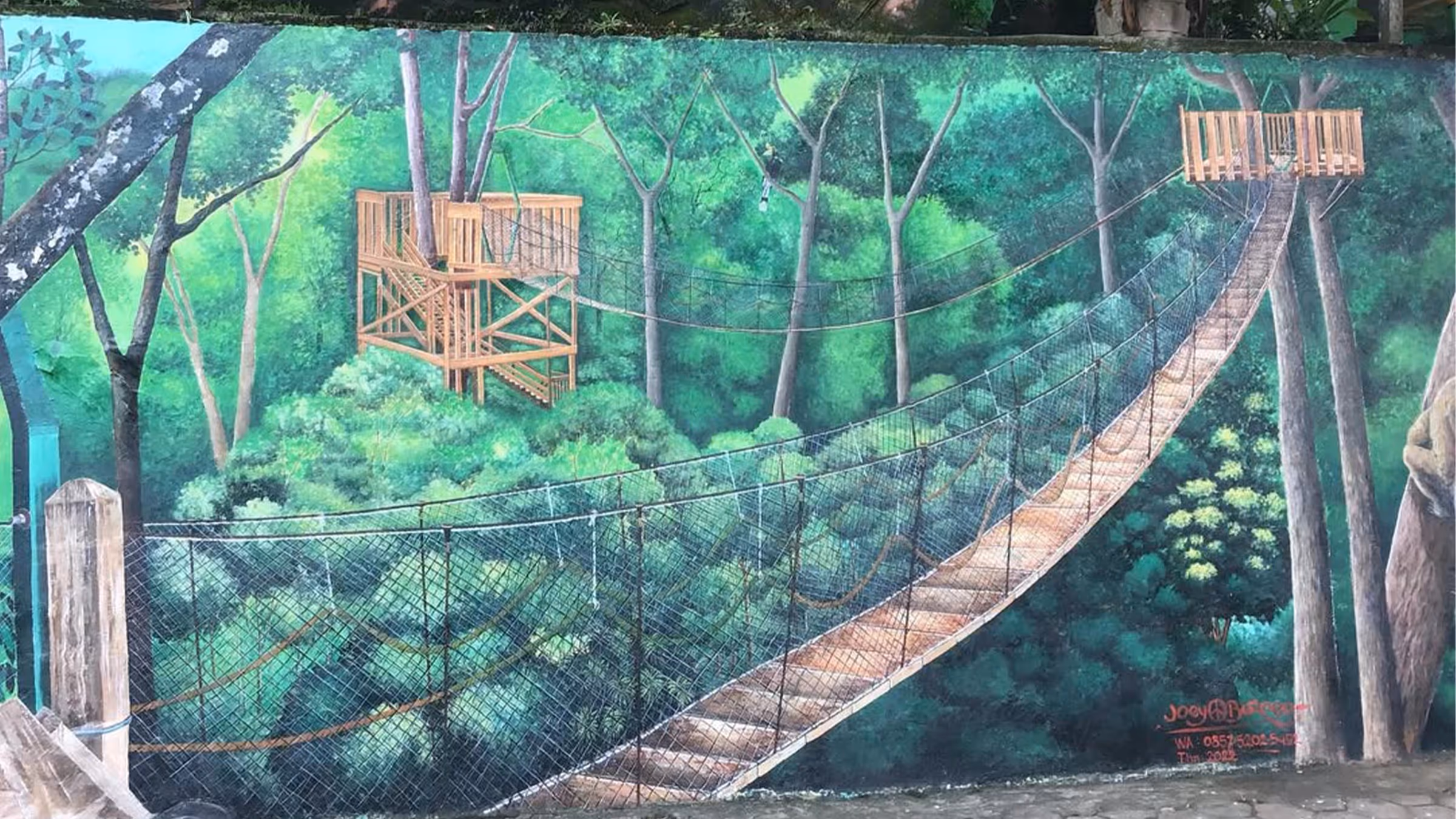 Mural Alam di Sekolah