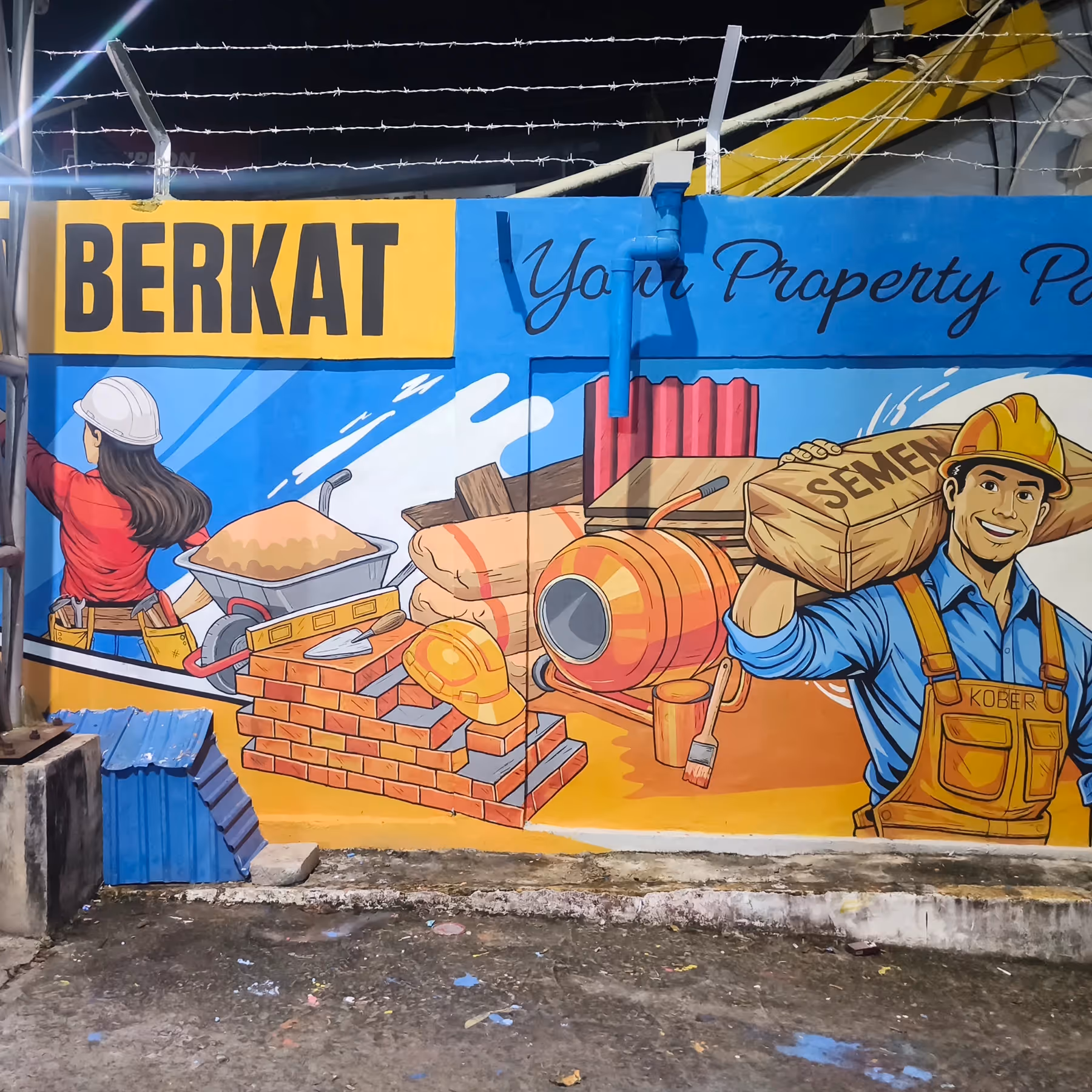 Mural Eksterior Balikpapan