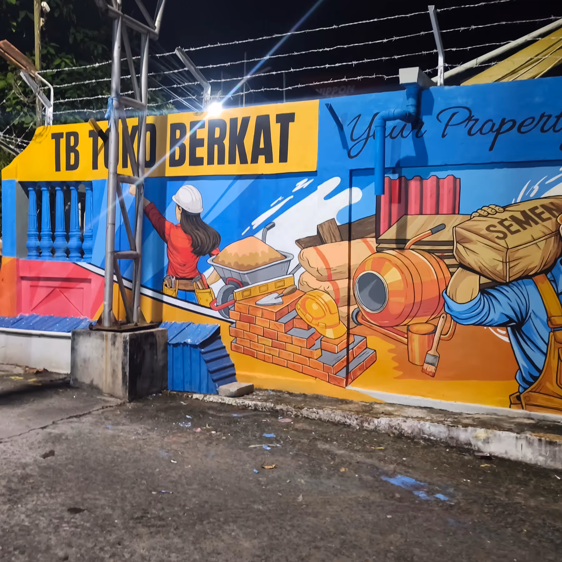 Mural Eksterior Balikpapan