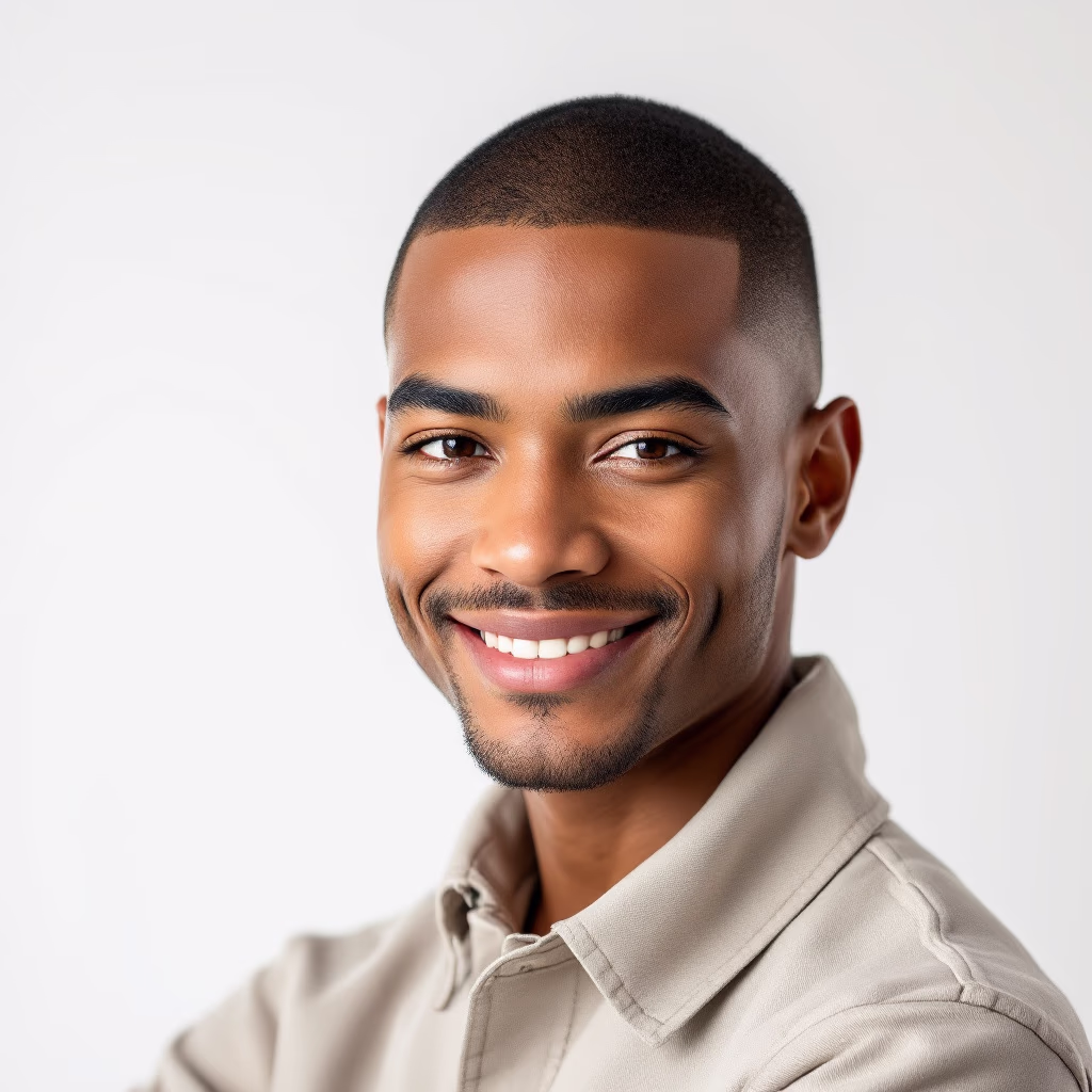 [headshot] image of customer (for a plumbing service)