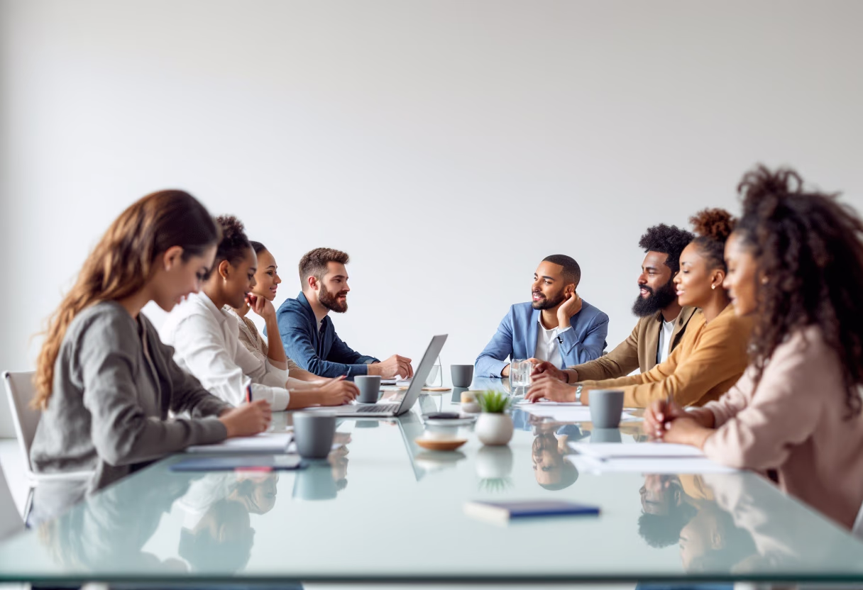 image of brainstorming session for a productivity tools business