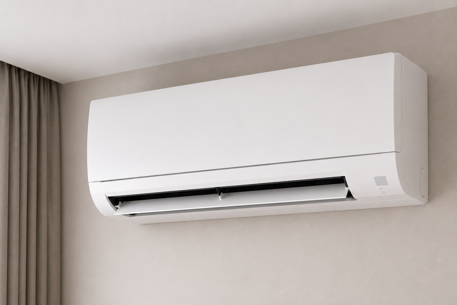 Wall-mounted air conditioner as part of a smart climate control system
