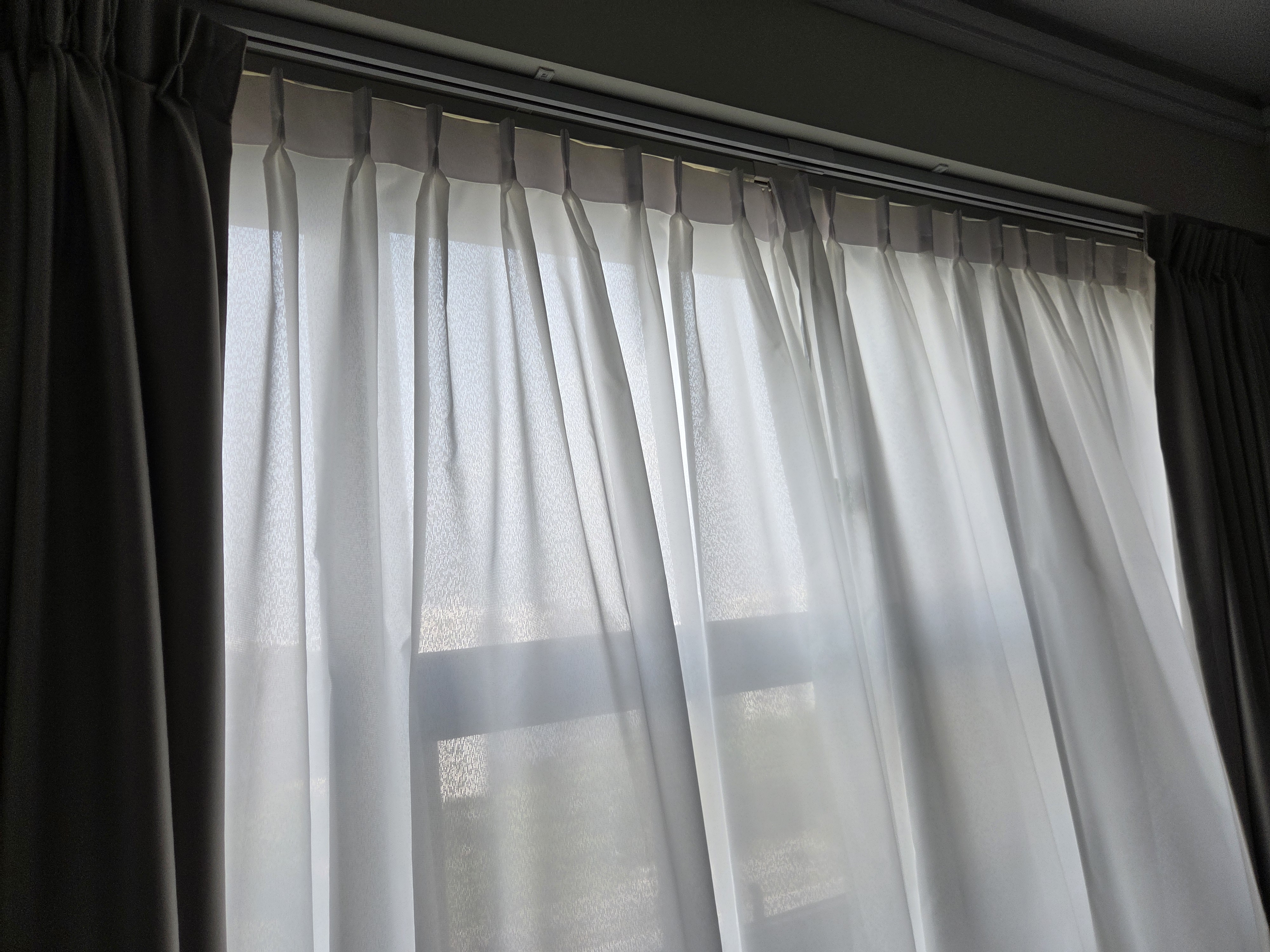Completed project showcasing smart curtain