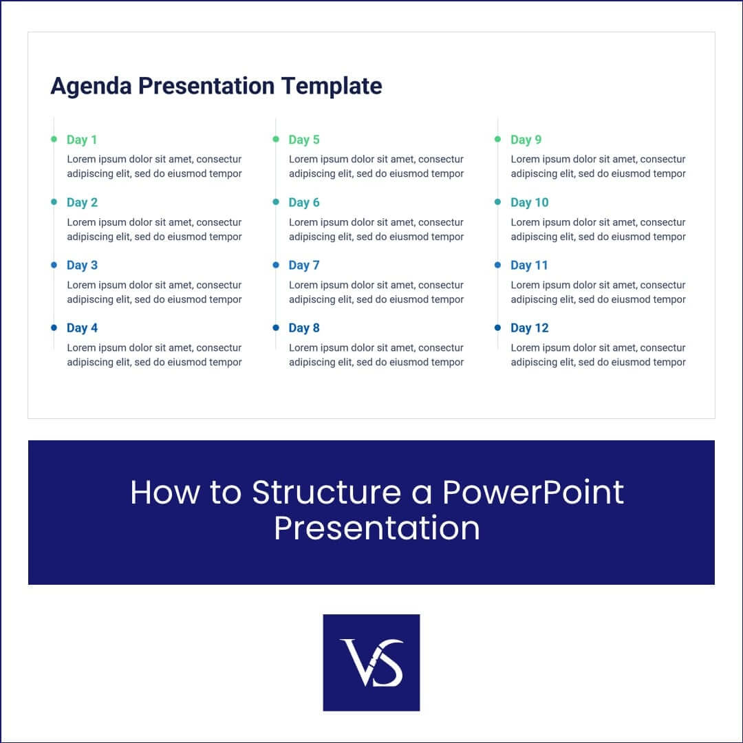 Structuring A PowerPoint Presentation - Agenda Template
