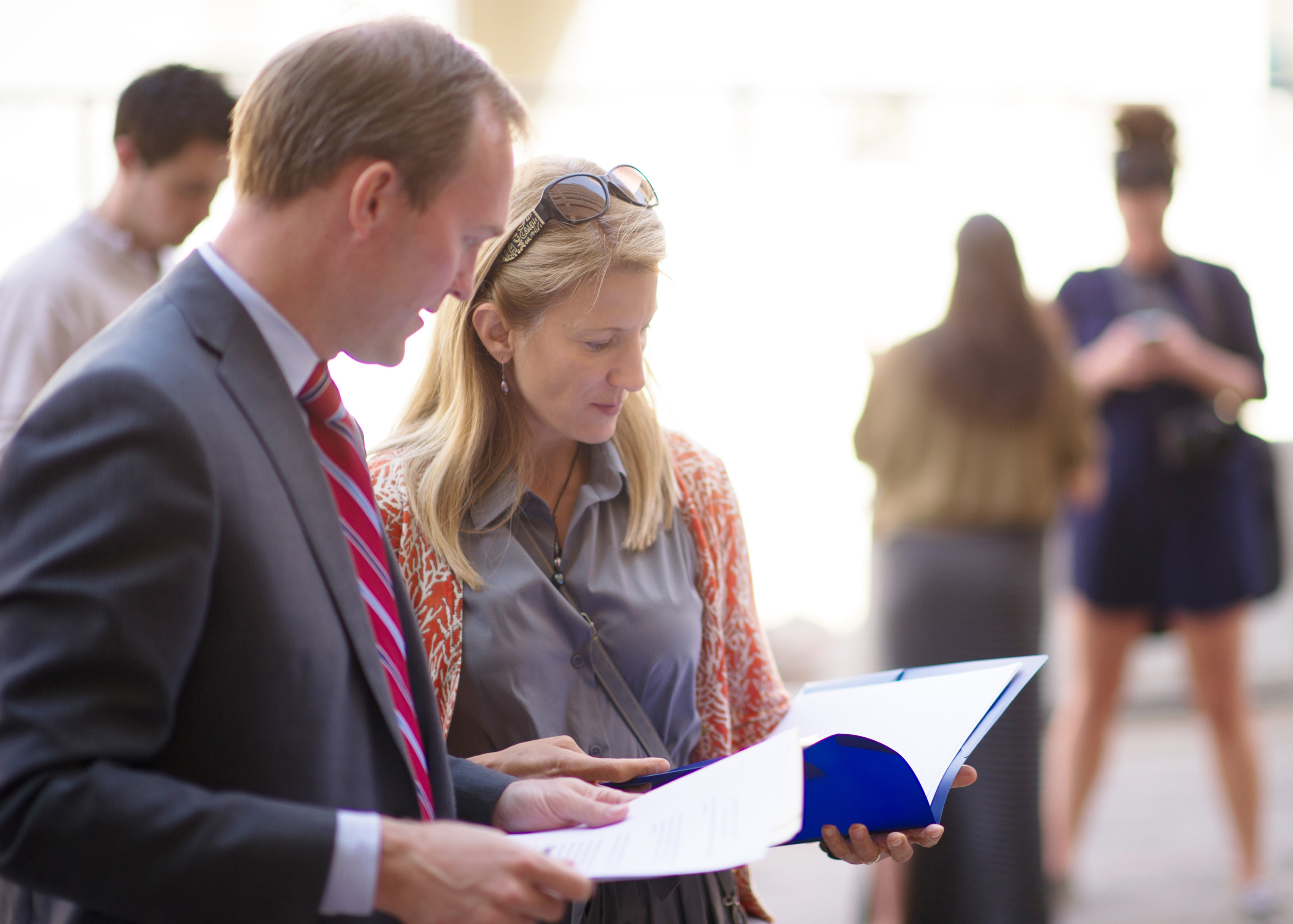 Lindsey Ferrari working with public