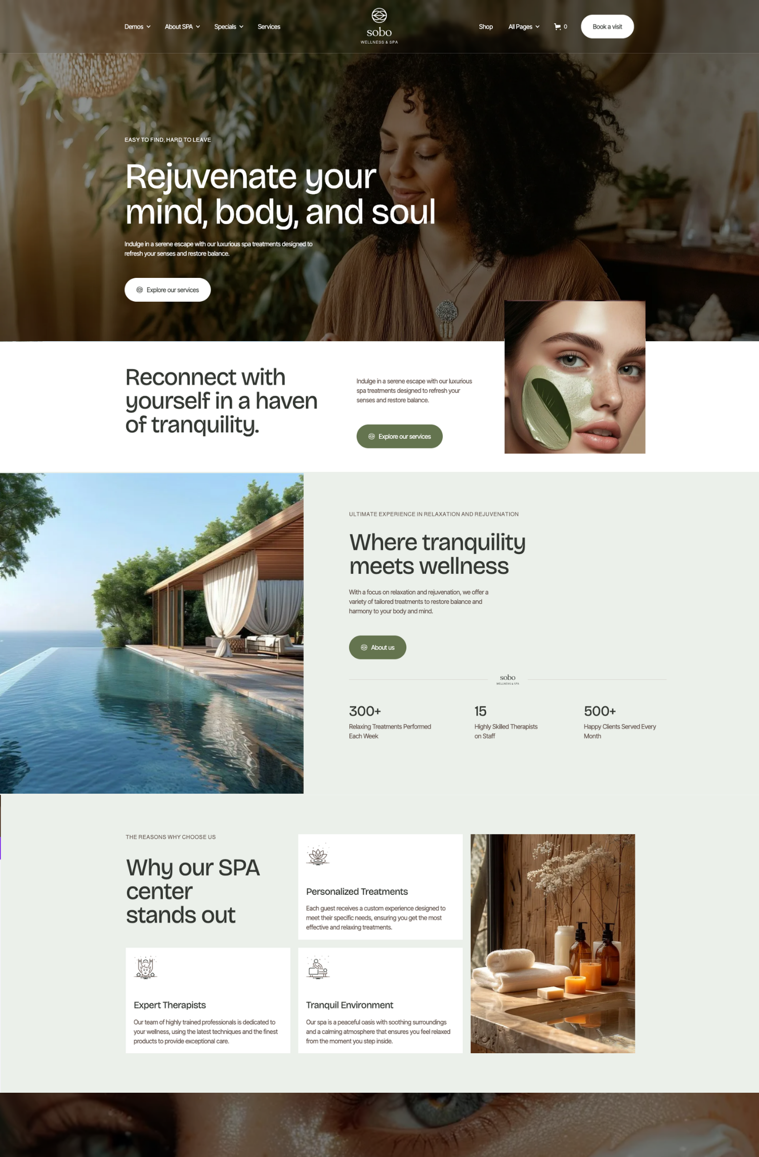 Web design and branding work for beauty