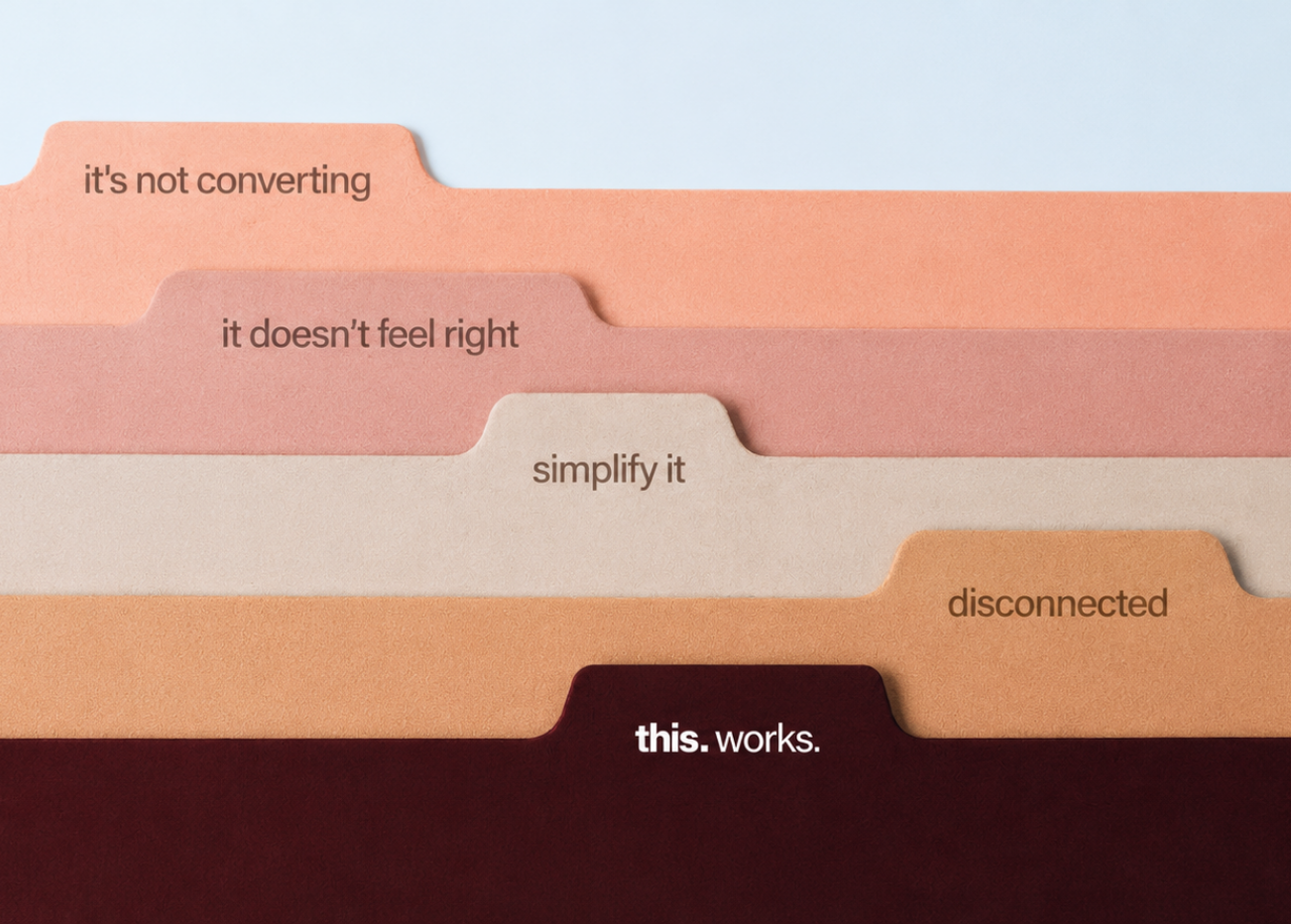 Web design and branding work for Sydney businesses on laptop