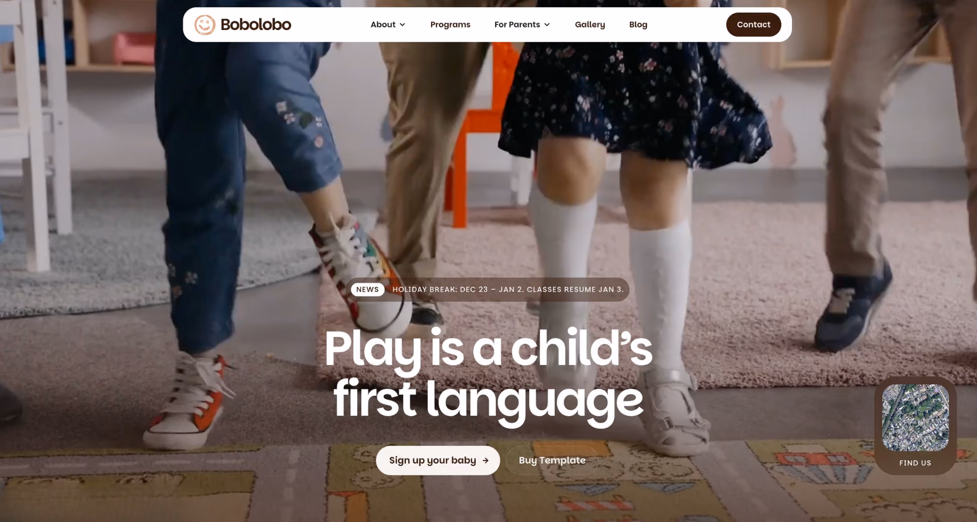 Childcare Centre Website Design