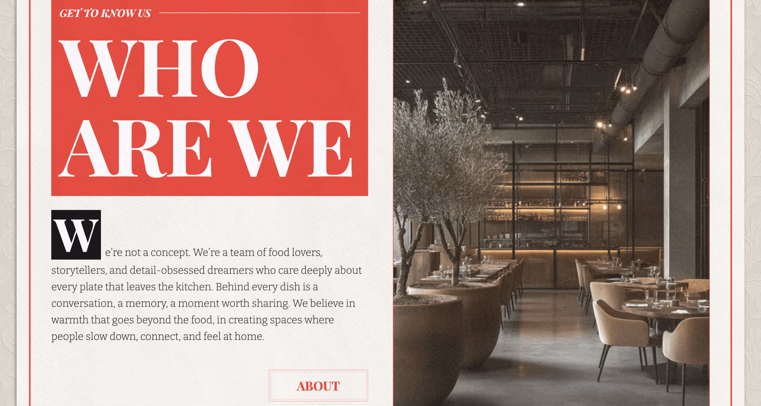 Hospitality Website Design