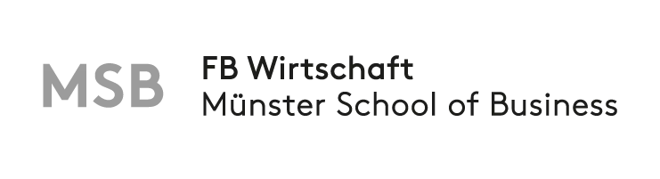 Logo of MSB, FH Münster for the footer of the website