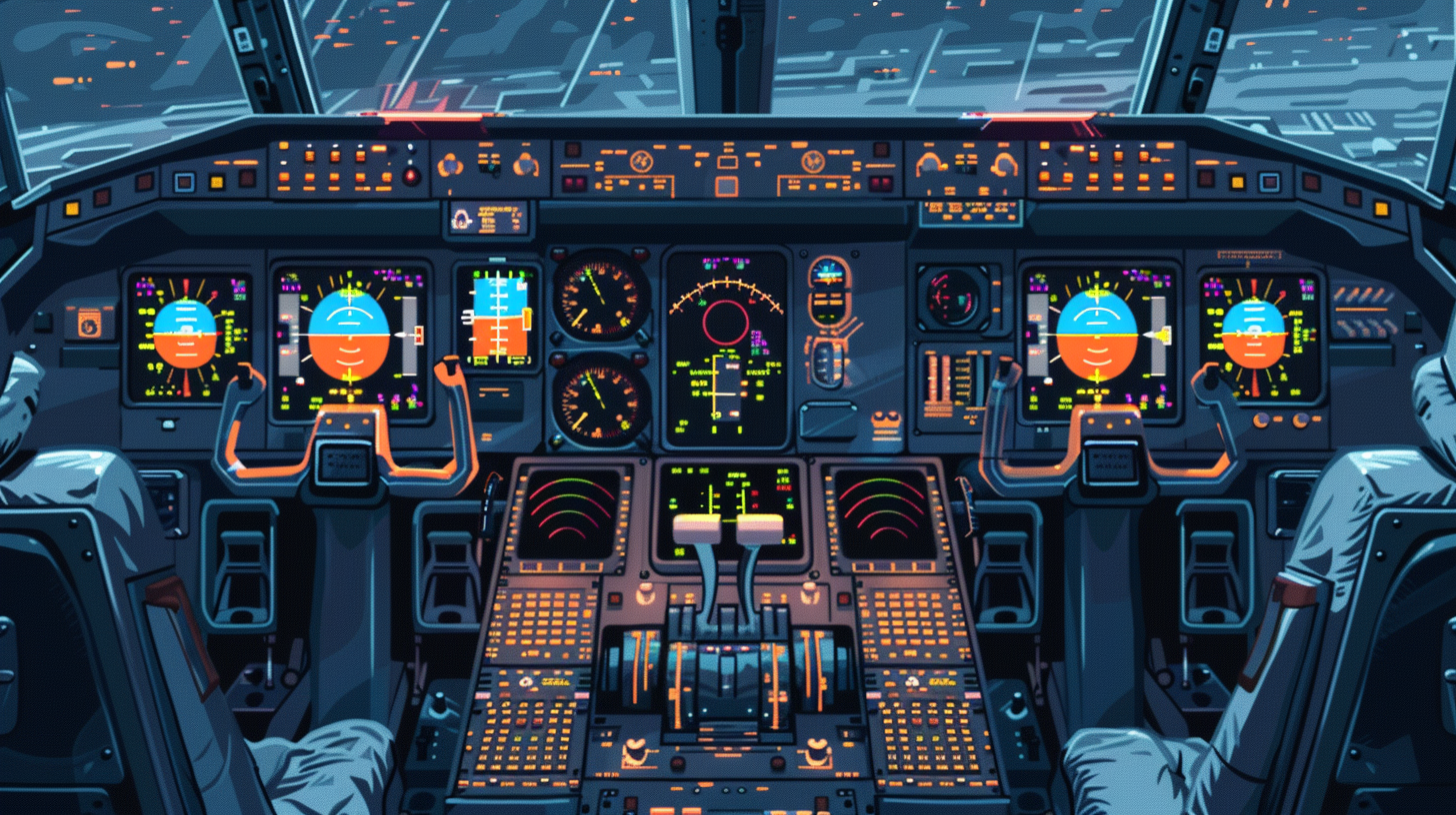 Digital neon outline of a human figure with highlighted points on a futuristic interface background.