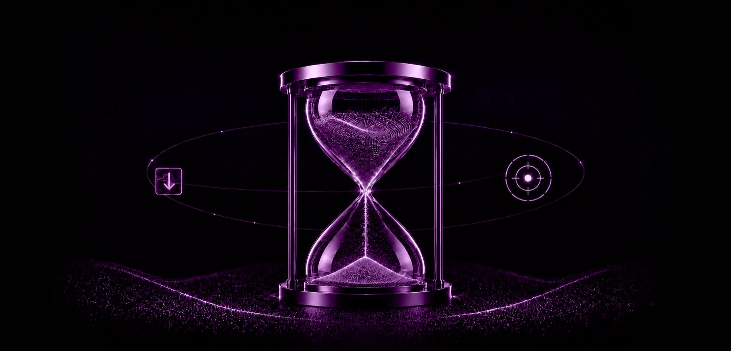 Digital neon outline of a human figure with highlighted points on a futuristic interface background.