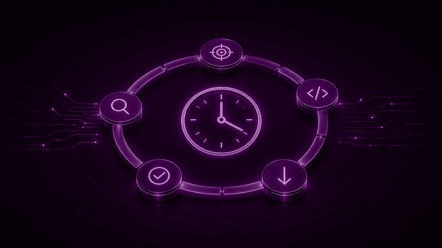 Digital neon outline of a human figure with highlighted points on a futuristic interface background.