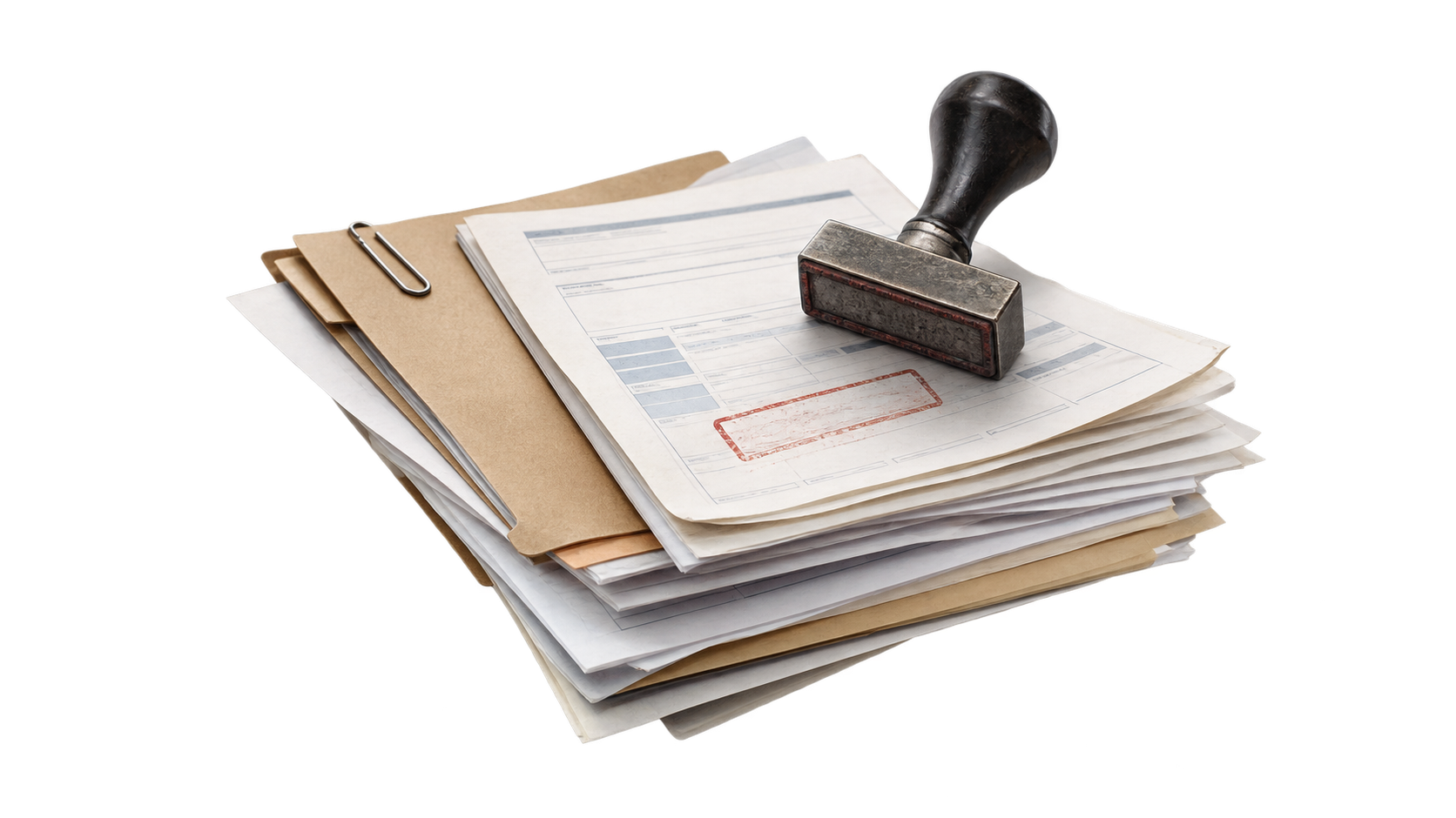 Documents stamped