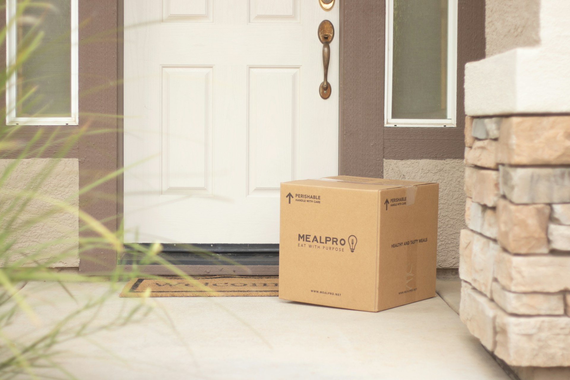 Delivery box at the door