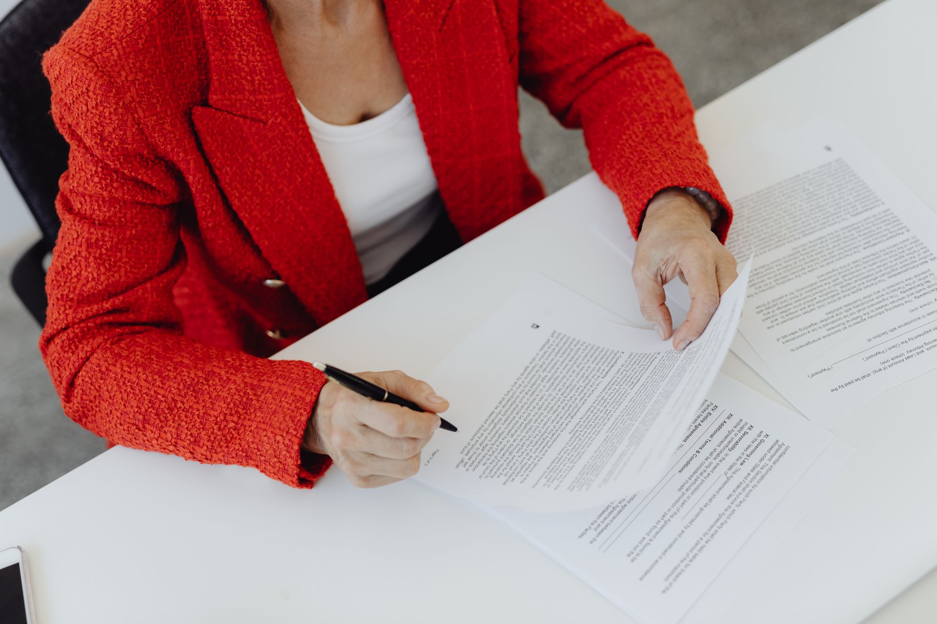 Checking contract