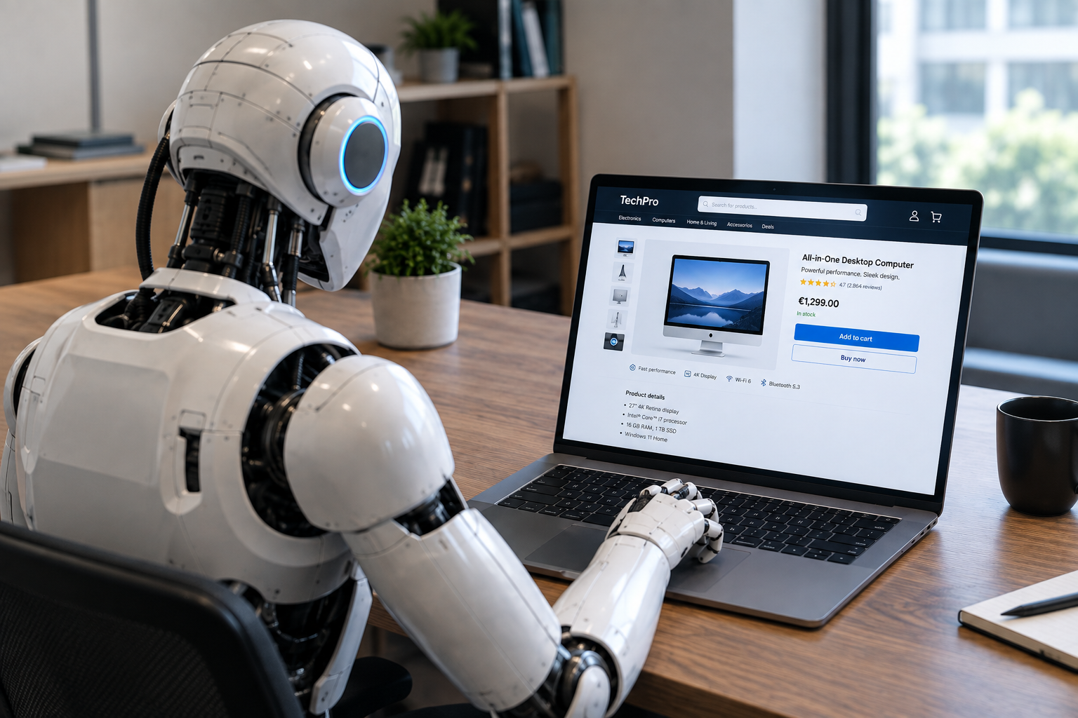 robot buying online
