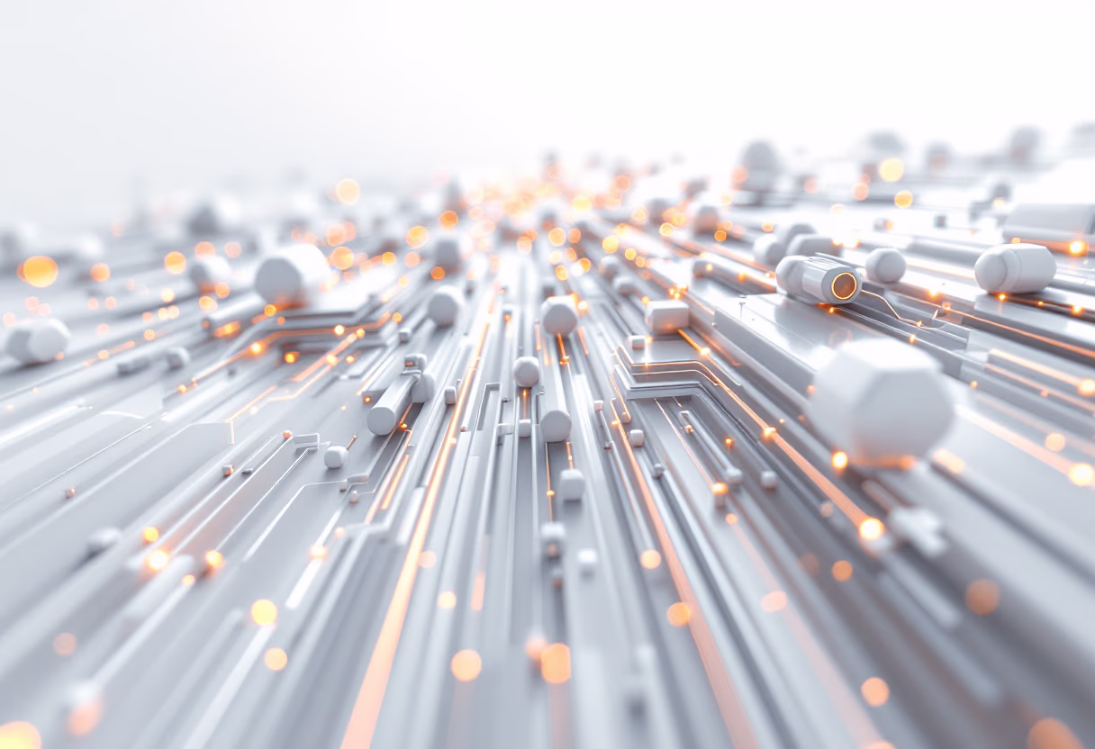 image of network connections on a screen