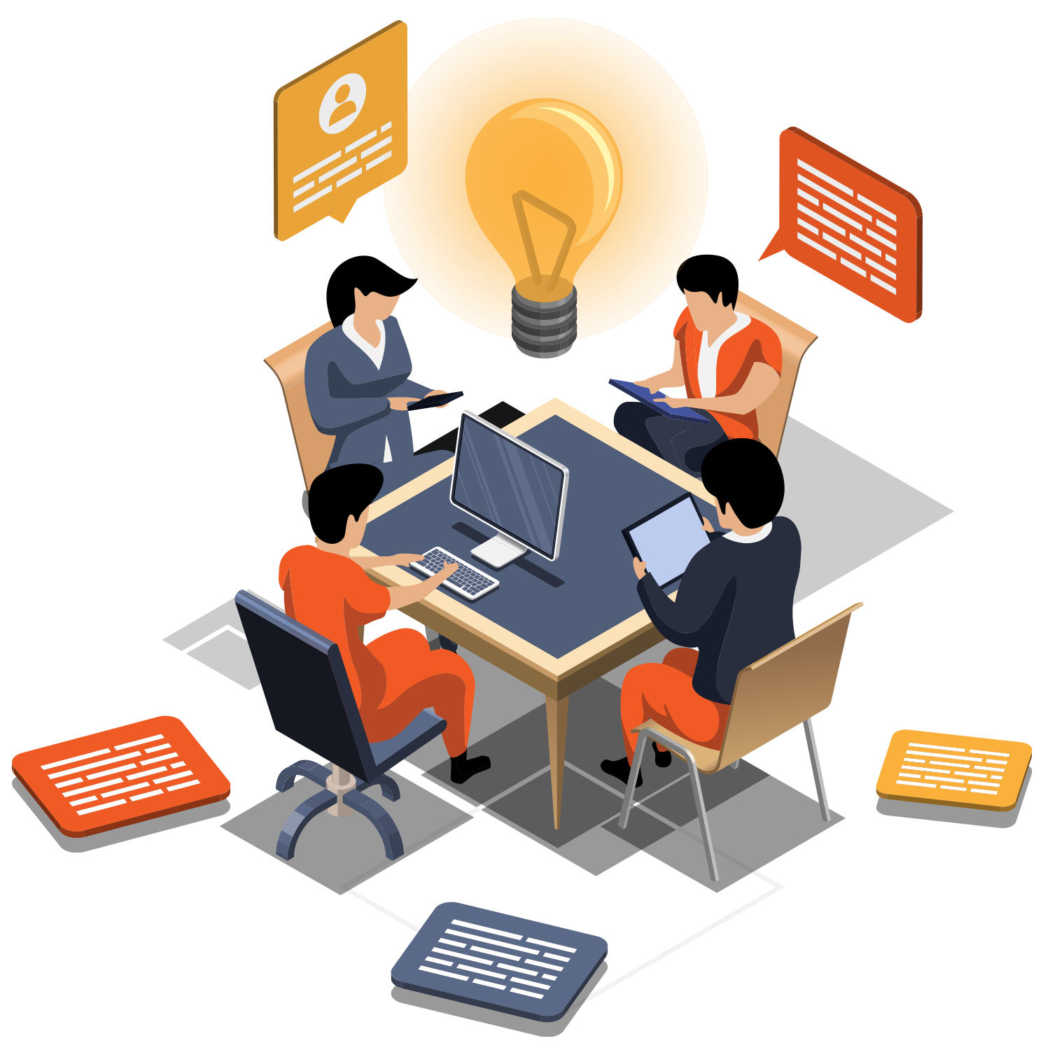 CNXN Helix team collaboration illustration