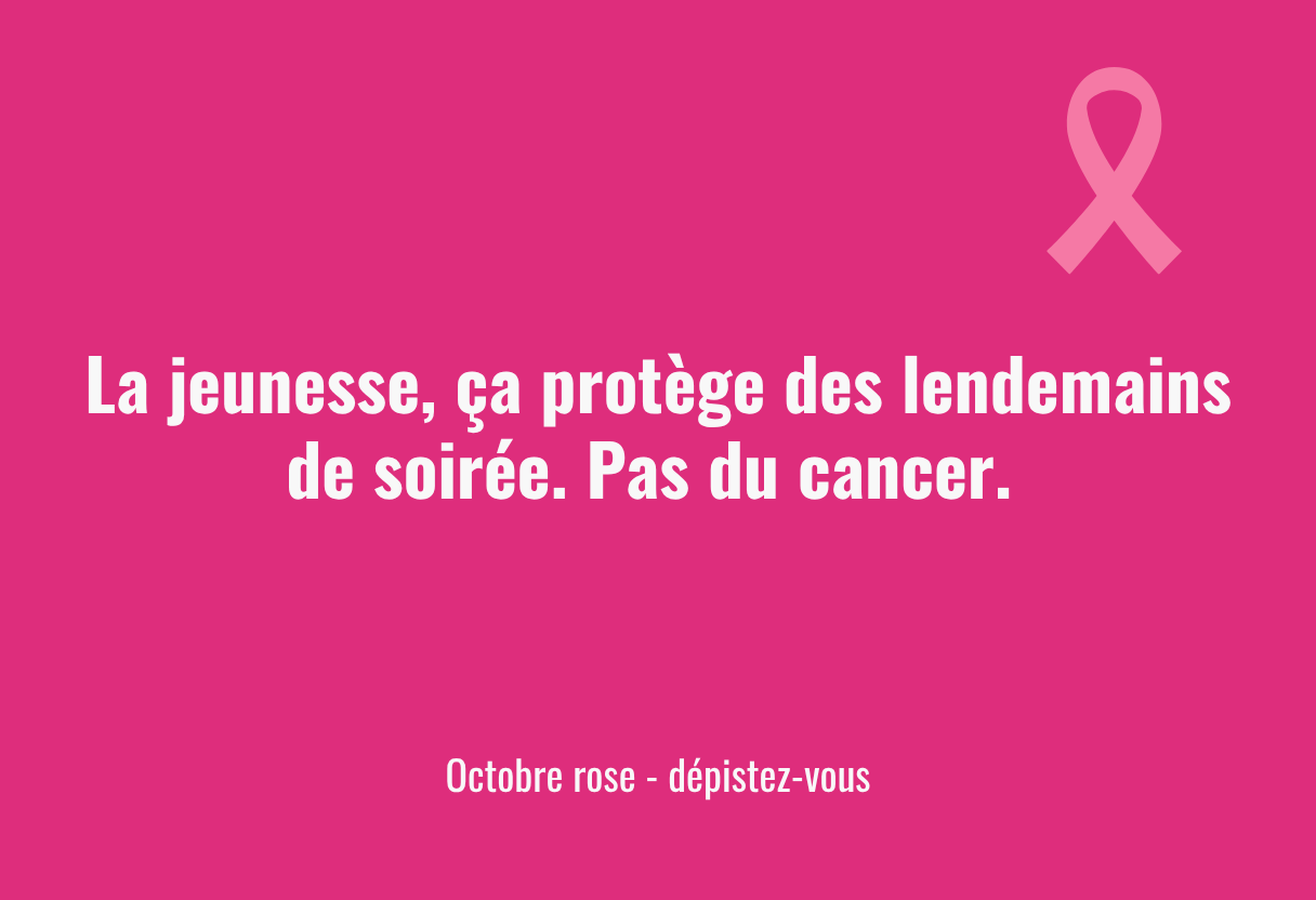 campagne cancer du sein affiche prévention dépistage