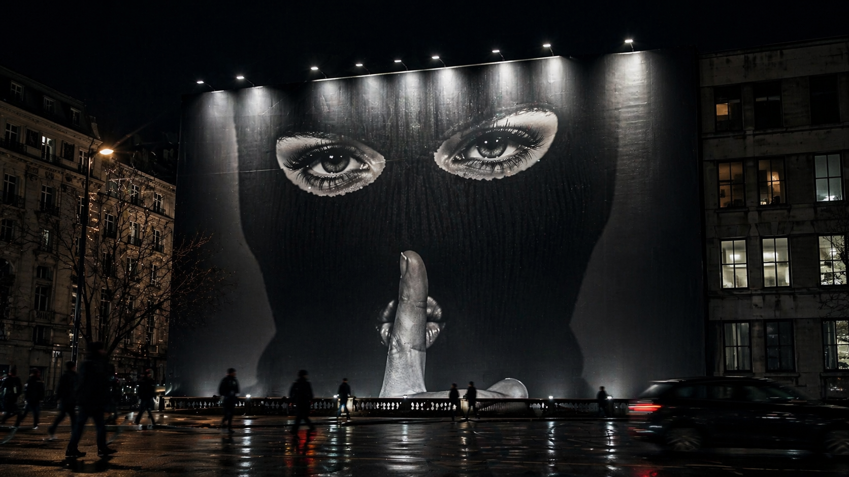 campagne publicitaire créative affichage urbain, concept visuel impactant