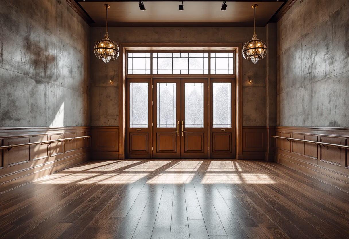 [background image] image of the entrance to the dance studio