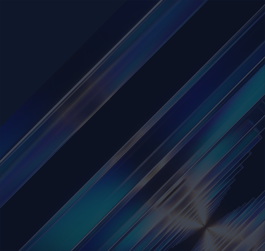 Abstract pattern of diagonal blue and black stripes with light reflections.