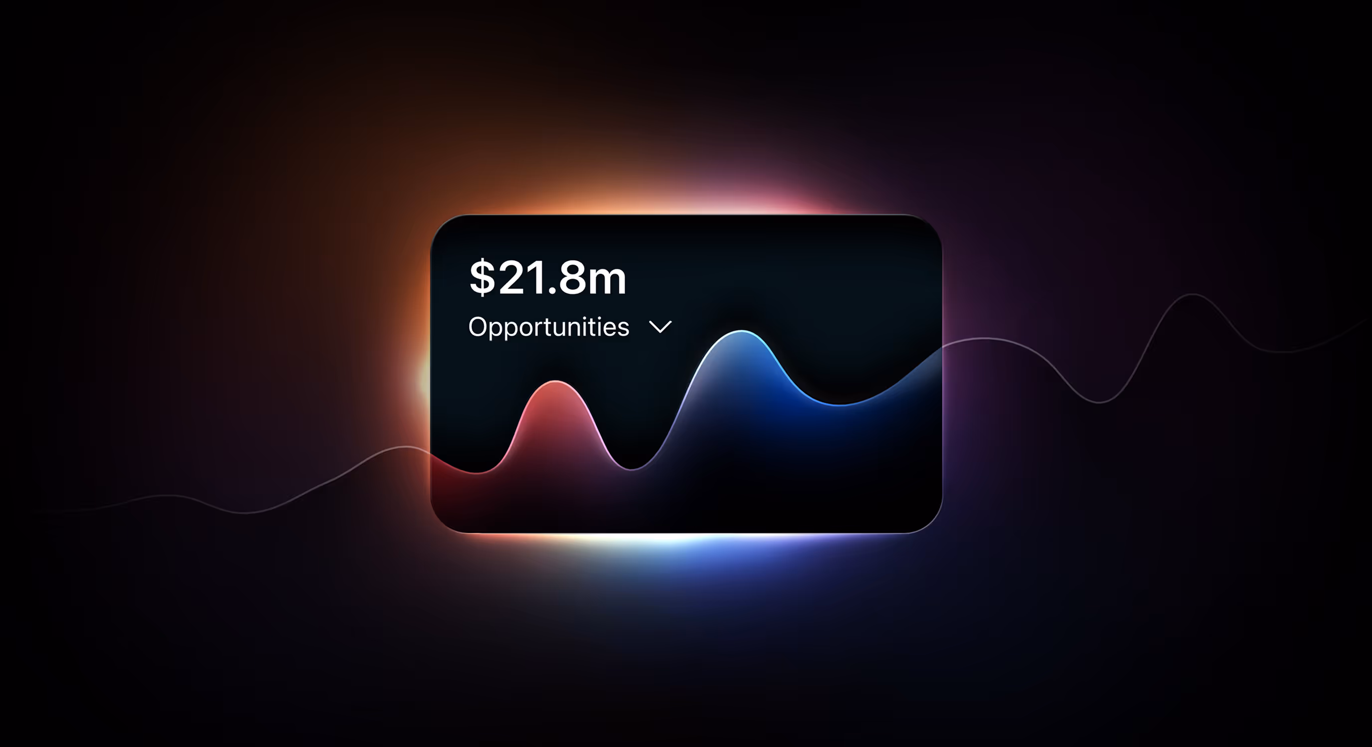 Promotional graphic design of a Close Opportunity card.