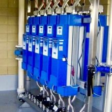Blue water pipeline valves and fittings