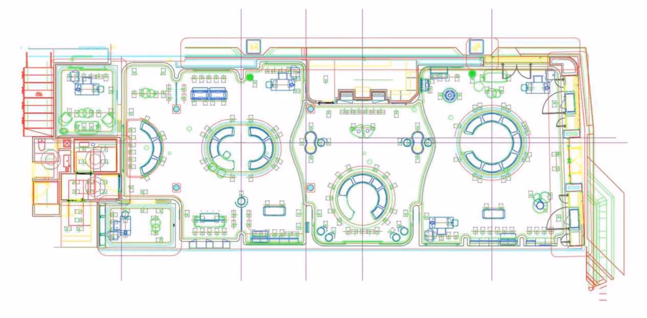 Multi-Trade Construction Layout for Retail Projects