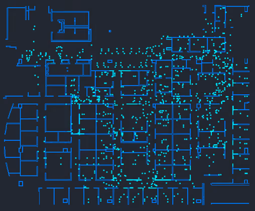 Mechanical HVAC Layout for HOAG Hospital