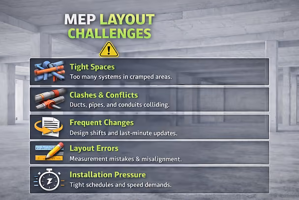 MEP Layout Challenges