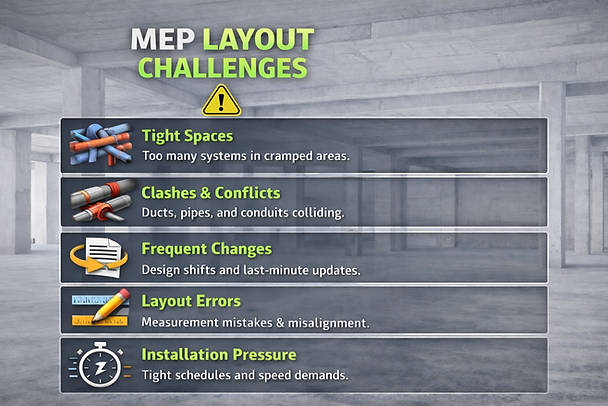 MEP Layout Challenges