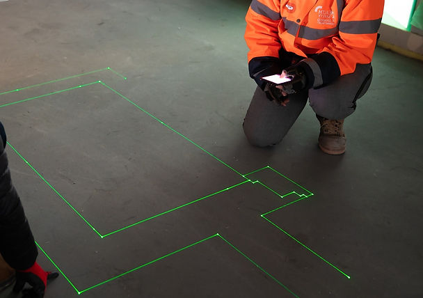 Laser level buying guide showcasing construction floor enabling accurate layout with reduced rework and professional laser precision