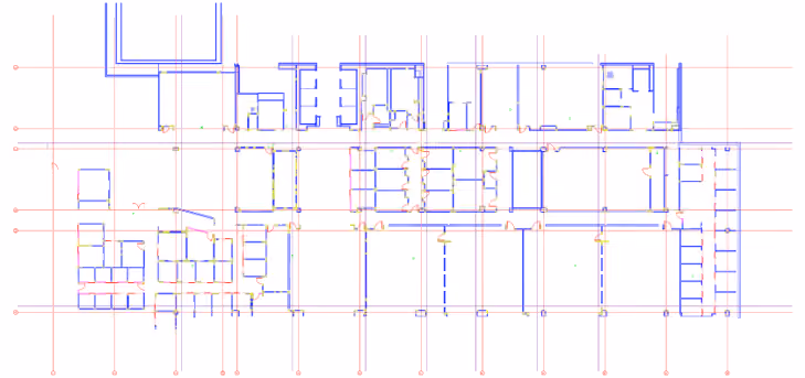 Drywall Layout for Biomedical Campus