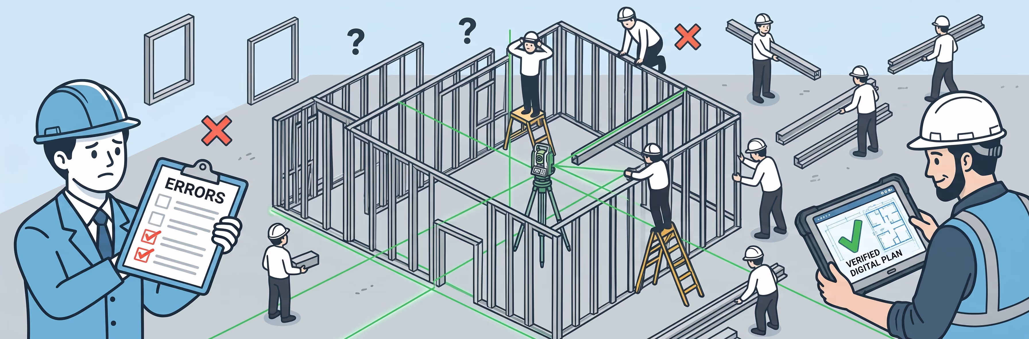 Reducing Rework in Construction: The Role of Layout Digitization