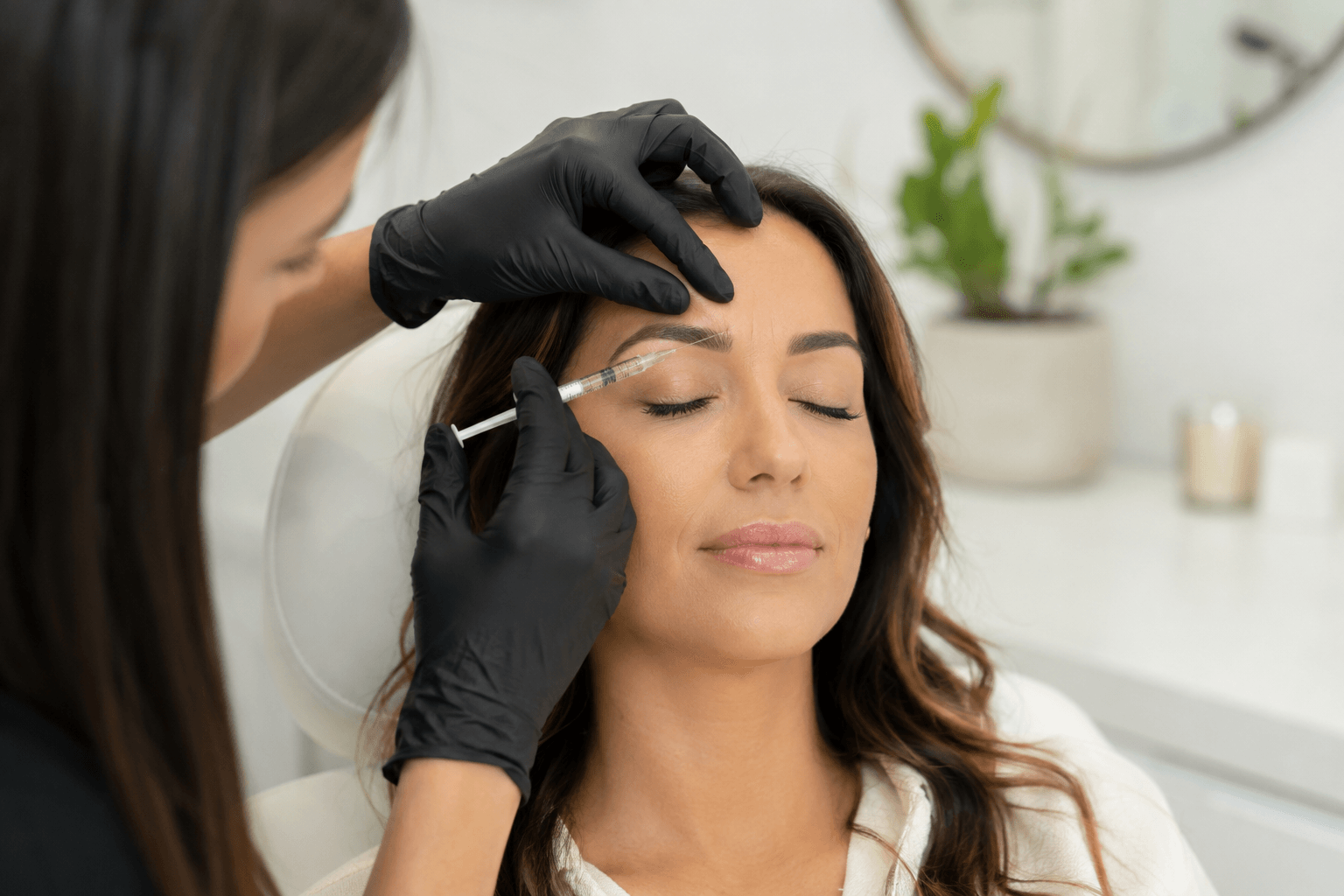 Botox injection treatment for fine lines at a Greensboro NC medspa