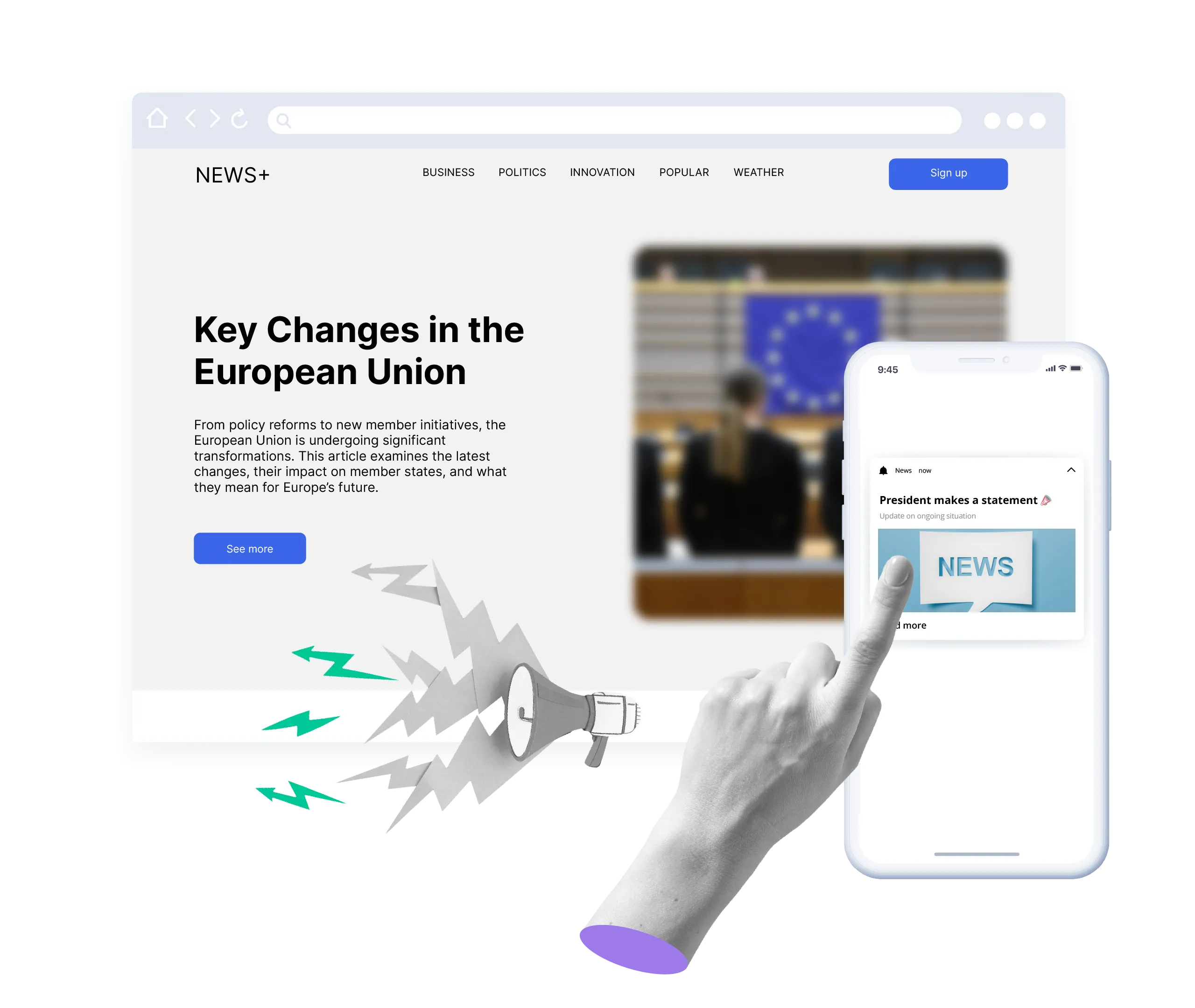 user engagement push notifications news media
