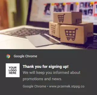 web push ecommerce