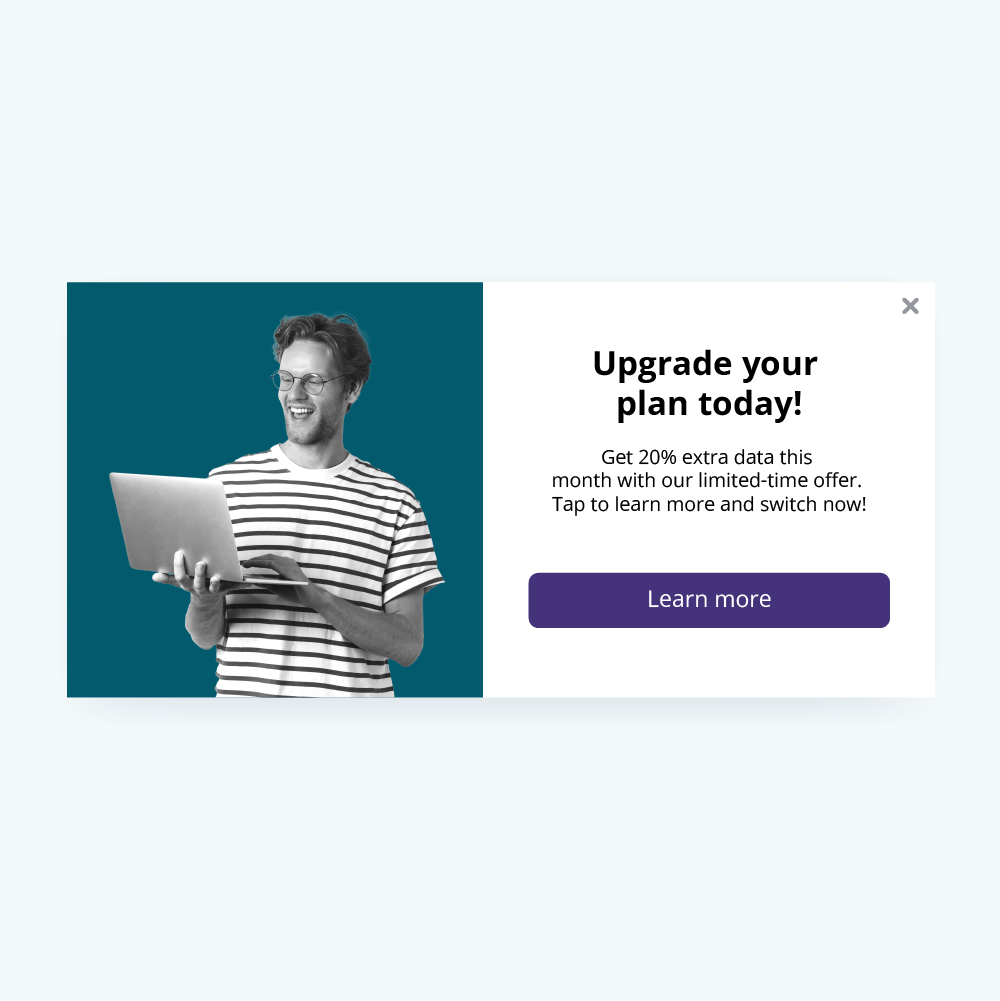 pop-up notifications