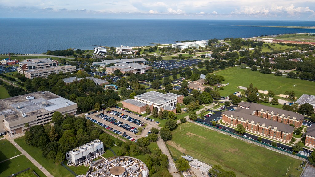 LSU New Orleans Campus Aerial View