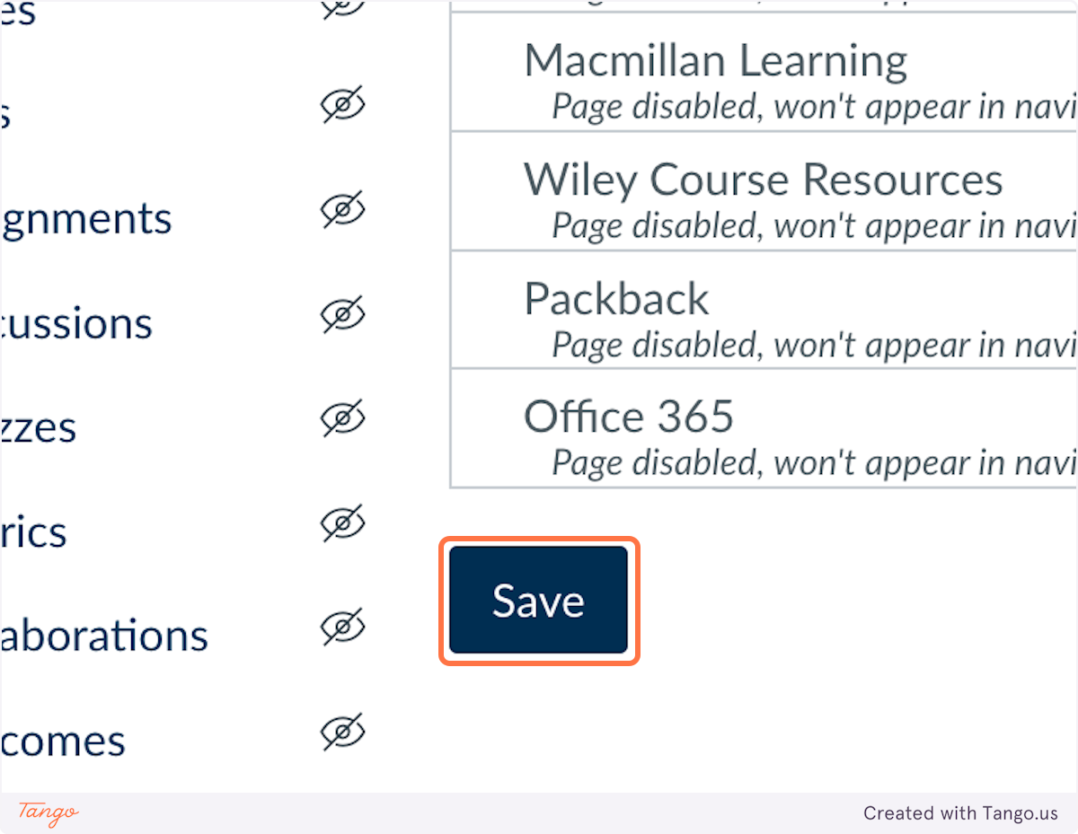 Scroll down and click on Save