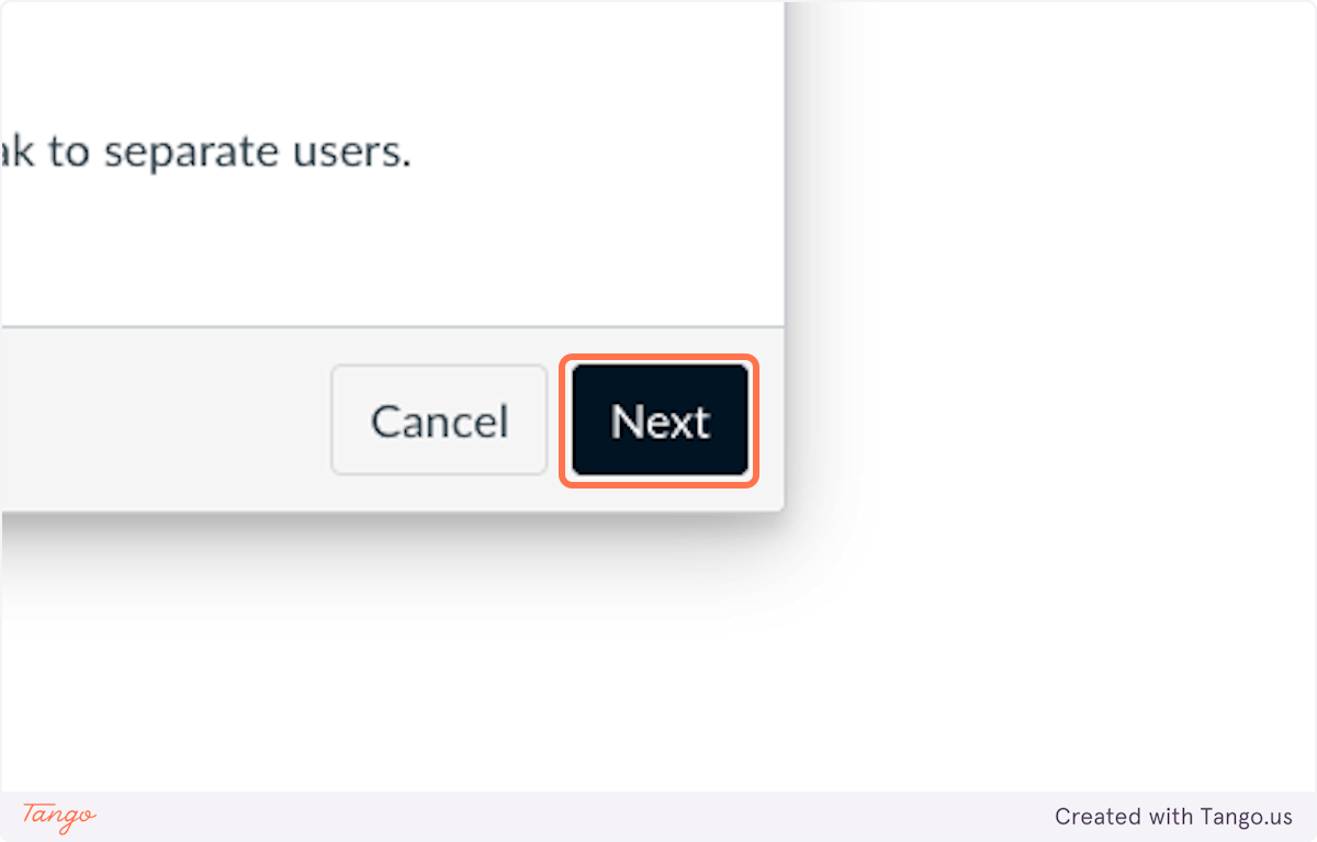 Click on Next