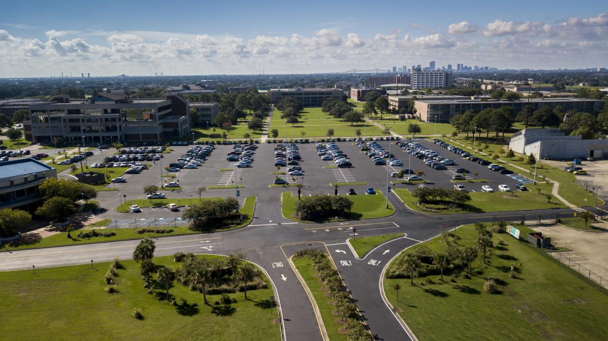 LSU New Orleans Parking Lot