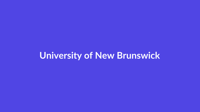 University of New Brunswick logo placeholder